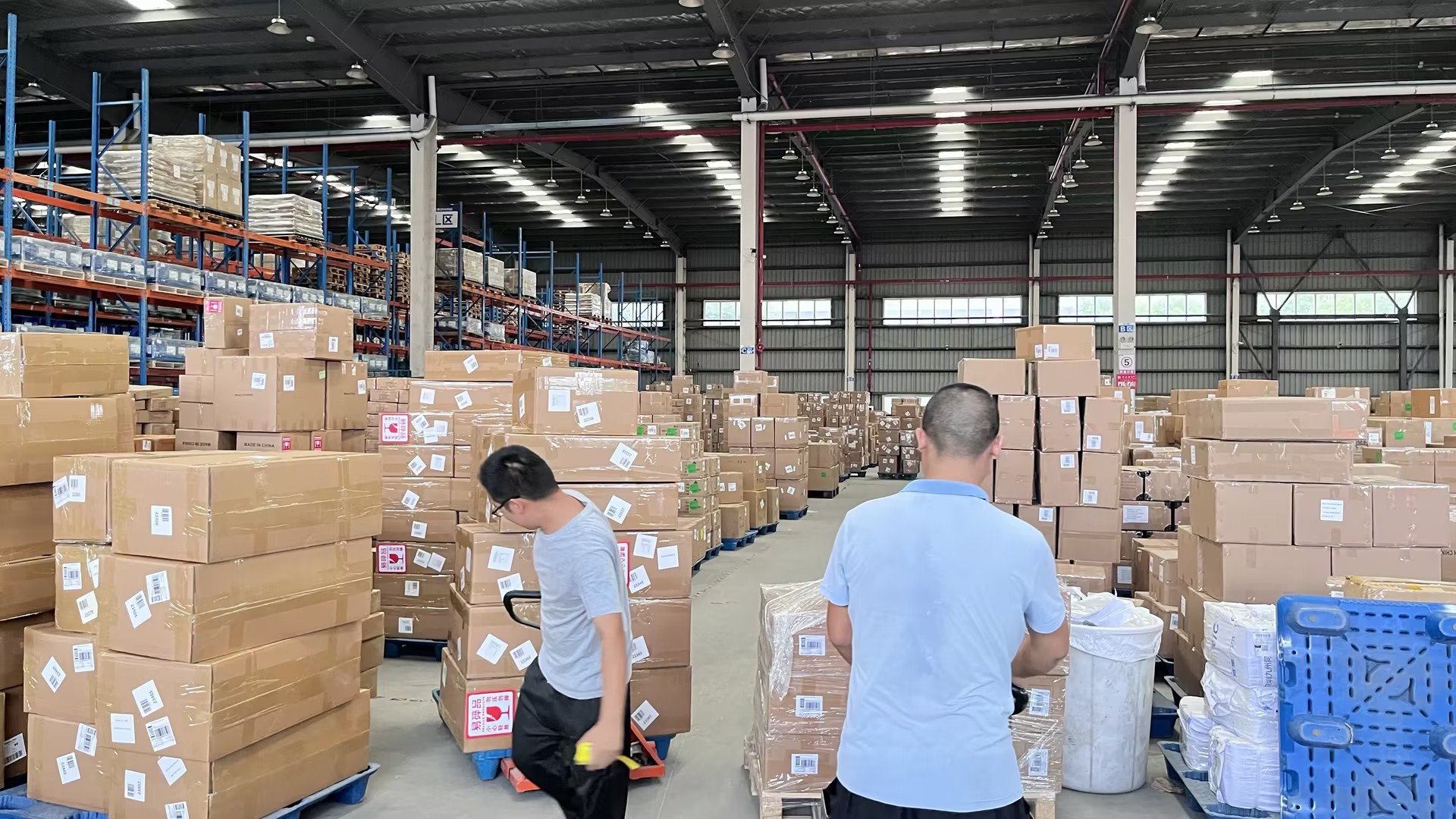 纺织品武汉到美国亚马逊FBA头程案例